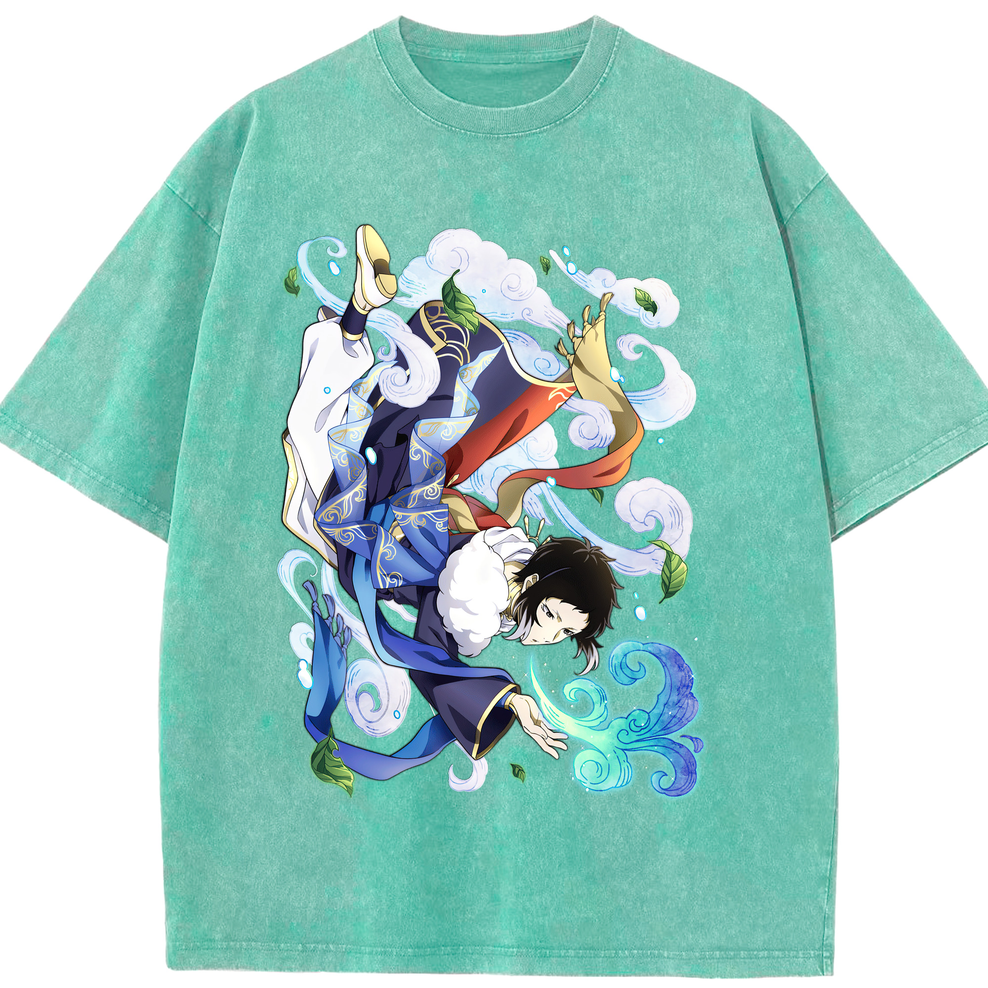 （画像用） 文豪ストレイドッグス Bungo Stray Dogs 綿100% ヴィンテージ風 半袖Tシャツ（フロントプリント）